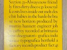 SECTION 25 ALWAYS NOW FACTORY RECORDS FACT 45 UK 1ST PRESS WITH RARE POSTER
