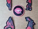 QUEENS OF THE STONE AGE IN TIMES NEW ROMAN GLOW VINYL 5 PATCHES, Lyric Book+ BAG