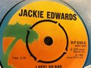 Northern Soul Jackie Edwards 'I Feel So Bad' Island 45