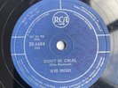78 rpm - ELVIS PRESLEY - Don't be cruel - Hound dog - RCA BELGIUM 20 6604
