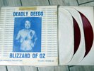 Ozzy Osbourne Deadly Deeds Blizzard Of Oz Purple Vinyl Record 2x LP Randy Rhoads