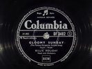 78 RPM -- Billie Holiday, Columbia DF 3482, 