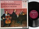 Rostropovich, Richter: Beethoven- Cello Sonatas / Philips HI-Fi Stero 2 LP Box