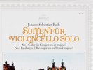 ARCHIV STEREO - PIERRE FOURNIER - BACH - CELLO SUITES NO. 3 & 4 - GERMAN - NM