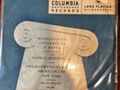 The first LP Columbia ML 4001 w/original Steinweiss blue envelope. June 1948