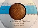 Latin 45 Popcorn Rock Los Brillos La Fiesta De Cristina Lo Importante Es Amar VG
