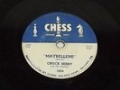CHUCK BERRY Maybellene / Wee Wee Hours 1955 Rock n Roll CHESS 78 rpm Record 1604