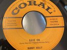 BUDDY HOLLY - RAVE ON / TAKE YOUR TIME (1958 Coral 9-61985) orig. 7