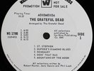 Grateful Dead- Aoxomoxoa- Warner Bros. WS 1790- White Label Promo- Record Only