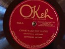 Okeh 8163 KING OLIVER w Butterbeans & Susie  CONSTR GANG  78rpm Blues  1924 EE+