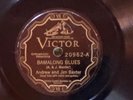 Victor 20962 Andrew & Jim Baxter K.C. RAILROAD  78 rpm 1928 Blues V+ HARRY SMITH