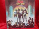 LP - KISS - LOVE GUN Original France casablanca red  label - - EX/EX WITH INNER
