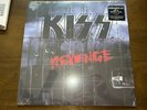 KISS NEW FACTORY SEALED REVENGE LP/VINYL REISSUE WITH HYPE SMALL EDGE WEAR TOP.
