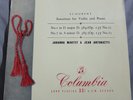 33CX 1359 Schubert: Sonatinas for Violin & Piano No.1 & 2 MARTZY  ED1.