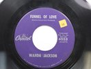 Hear  Rockabilly 45 Wanda Jackson - Funnel Of Love / Right Or Wrong On Capitol