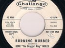 SURF/HOT ROD 45 GENE MOLES - BURNING RUBBER - 1964 CHALLENGE INSTRUMENTAL PROMO
