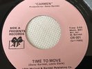 CARMEN ORIGINAL “TIME TO MOVE” 45 RPM DETROIT 80’s ELECTRO BOOGIE MINT