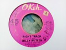 BILLY BUTLER - RIGHT TRACK- RARE OKEH ORIGINAL STYRENE STAMPED - VG++ TO EX