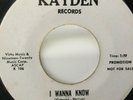 BILL HORTON - I WANNA KNOW - KAYDEN RECORDS 403.