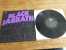 Black Sabbath Master of Reality UK 73 Misprint WWA008 + Poster Heavy Metal EX LP