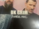 SLEAFORD MODS UK Grim LP WHITE VINYL + SIGNED PRINT Cassette &Tote Bag