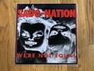 Sado-Nation We're Not Equal LP Brainstem Records 1983 Poison Idea Wipers Lockjaw