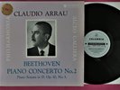 ARRAU - BEETHOVEN PC 2 - COLUMBIA ED1 STEREO LP - SAX2346 BLUE/SILVER - 1960