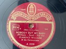 78 RPM CLARENCE WILLIAMS  Nobody but my baby - LOUIS ARMSTRONG - ODEON 2339
