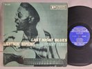 Lightnin Hopkins - Last Night Blues - OG 1961 Mono LP - Sonny Terry -