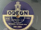 78 RPM TONY MURENA -  Express 113 -Gitan Swing - ODEON 281489