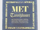 Metropolitan Opera Historic Broadcast Richard Wagner Tannhauser 1941 Box Set 4LP