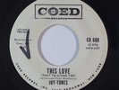 Northern Soul 45 JOY-TONES This Love/I Wanna Party Some More on Coed promo