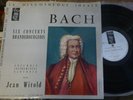 HENRI LEBON - JACQUES PARRENIN - JEAN WITOLD / BACH brandenburg concertos  VEGA