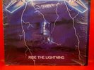 Metallica RIDE THE LIGHTNING Vinyl Early Pressing IN SHRINK 60396-1 VG+ (1990).
