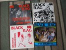 BLACK FLAG 4-PAK OF VINTAGE US H/C 7