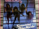 Girlschool - Screaming Blue Murder LP On Vinyl  British Heavy Metal Hard Rock