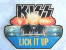 KISS, “LICK IT UP” UK. TANK SHAPED VINYL PICTURE DISC.