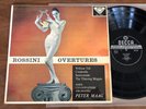ROSSINI OVERTURES   PETER MAAG / DECCA SXL 2182 STEREO WBg UK ED1 NM 1960 LP