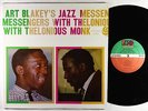 Art Blakey's Jazz Messengers With Thelonious Monk - S/T LP - Atlantic - SD 1278