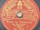 Mr Maréchal : Vive la chanson / Le testament de Pierrot 78 RPM 7