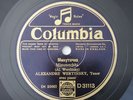 Russian Emigration Alexander Vertinsky Minutotchka 78RPM Columbia D 31113