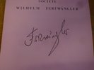 TIBOR DE MACHULA -  FURTWANGLER / BRAHMS - SCHUMANN   / SWF 8201