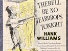 Hank Williams - There’ll Be No Teardrops Tonight RARE 1954 7” EP