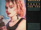 Madonna Crazy For You Vinyl Single 12inch NEAR MINT Geffen