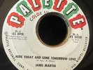 Janis Martin – Here Today And Gone Tomorrow Love / Hard Times Ahead PROMO 45 RPM
