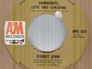 ROBERT JOHN**RAINDROPS LOVE & SUNSHINE**SOUL** THE A & M LABEL**LISTEN TO IT