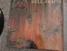 Slayer Hell Awaits U.S. Metal Blade Records 1st Press W/ Cellophane  LP Vinyl VG