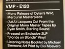 Bob Dylan Blonde On Blonde MONO VMP AAA mastering NM