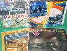4 RECORD ALBUMS-LOUIS ARMSTRONG-W.C. HANDY-MOODY BLUES, BECK  ODELAY, MUSSORGSKY