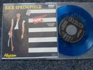 Rick Springfield - Human touch 7'' Single Germany BLUE VINYL